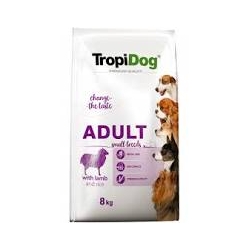 TROPIDOG PREMIUM ADULT SMALL JAGNIĘCINA I RYŻ 2X8KG